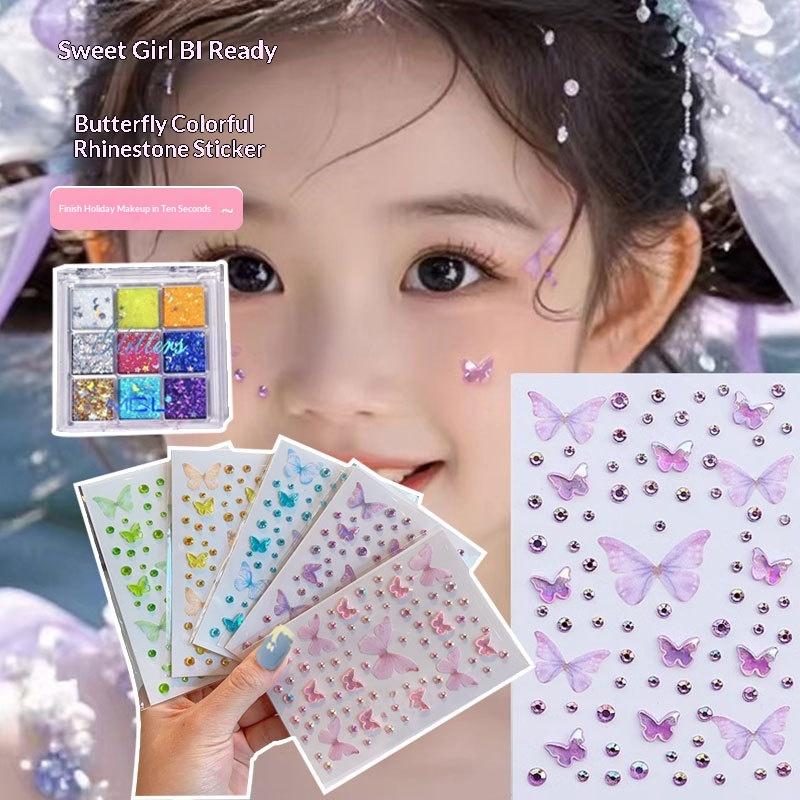 Body Jewelry Eyebrow - Face Painting Stickers For Kids Girl