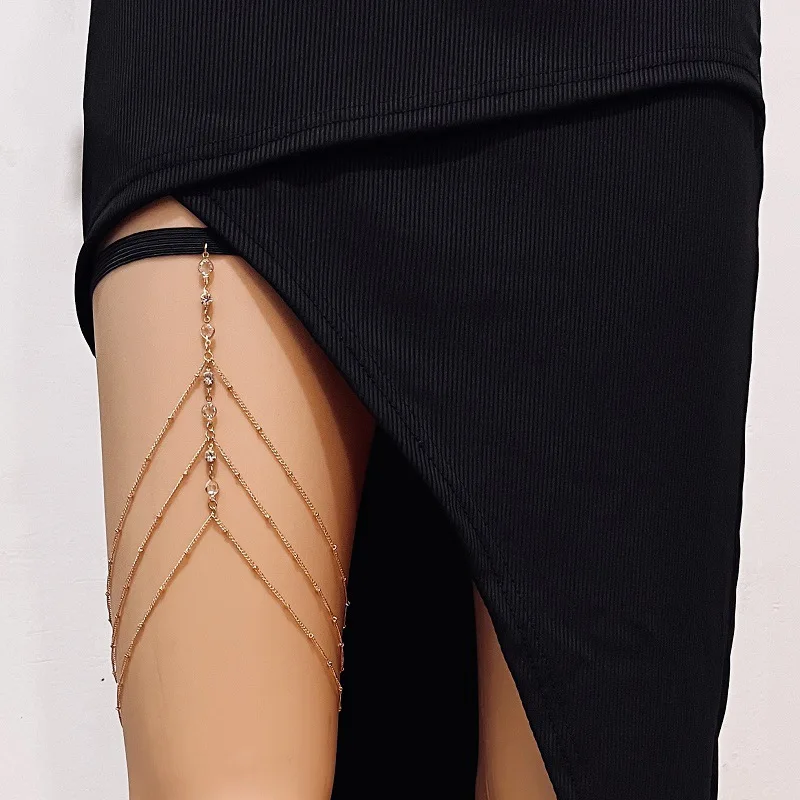 Body Jewelry Outfit - Fashion Summer Bohemian Thigh Chain Simple
