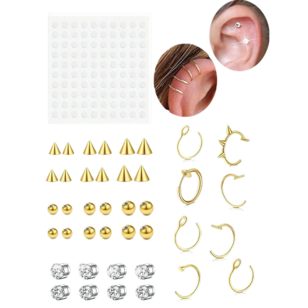 Body Jewelry Nose Studs - Fake Nose Rings Fake Septum For