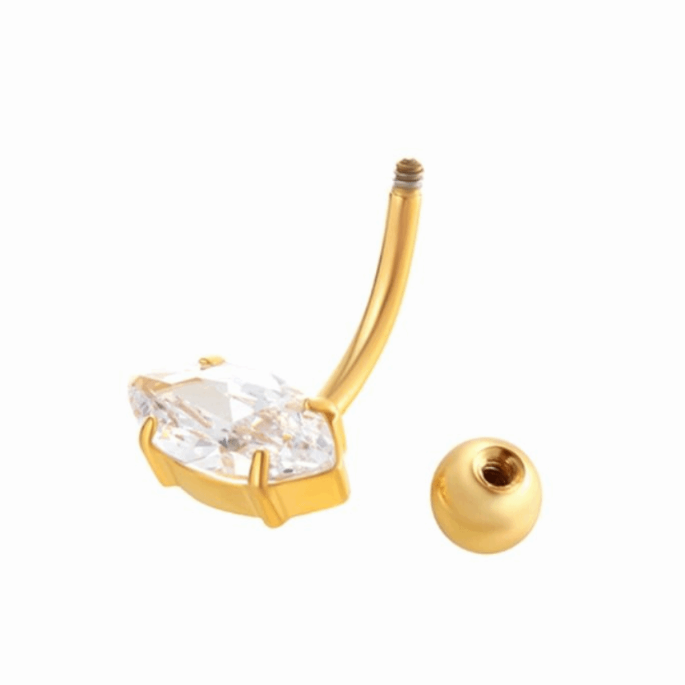 Body Jewelry Barbell - Elegant Shockproof Belly Button Ring Stainless