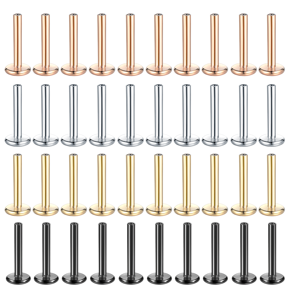 Body Jewelry Barbell - 10Pcs/set Surgical Steel Labret Lip Piercing