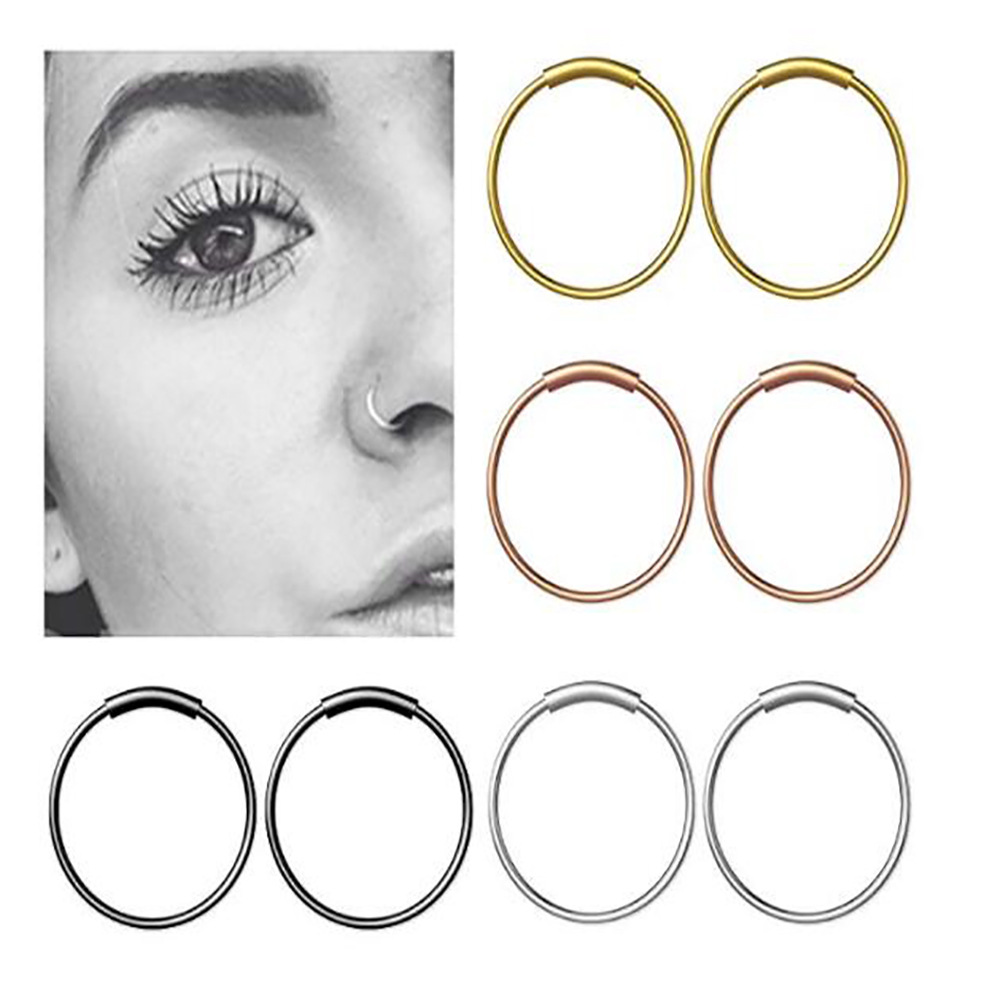 Body Jewelry Nose Studs - 3pcs/lot 316L Surgical Steel Seamless Continuous