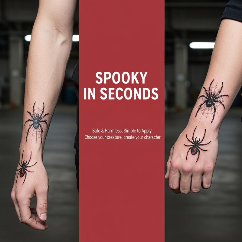 Temporary Tattoo Stickers 5PCS - Body Jewelry Eyebrow recension och pris