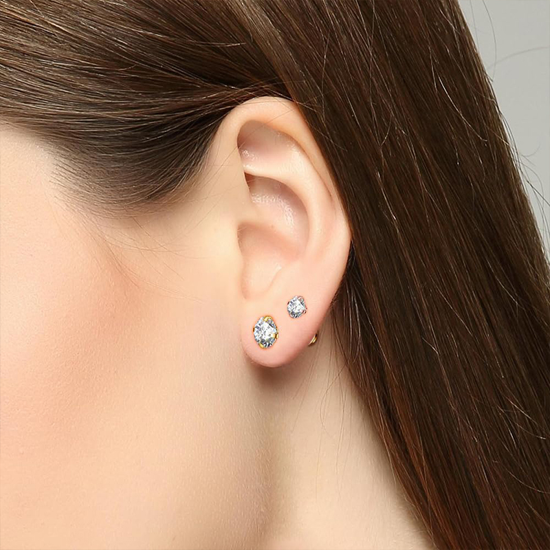 16G Titanium Internally Thread - Body Jewelry Flat Back recension och pris