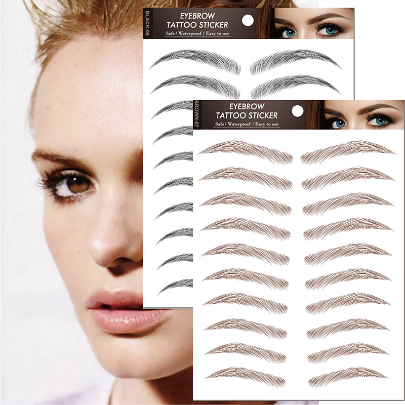 Waterproof 6D Eyebrow Tattoo S - Body Jewelry Eyebrow recension och pris
