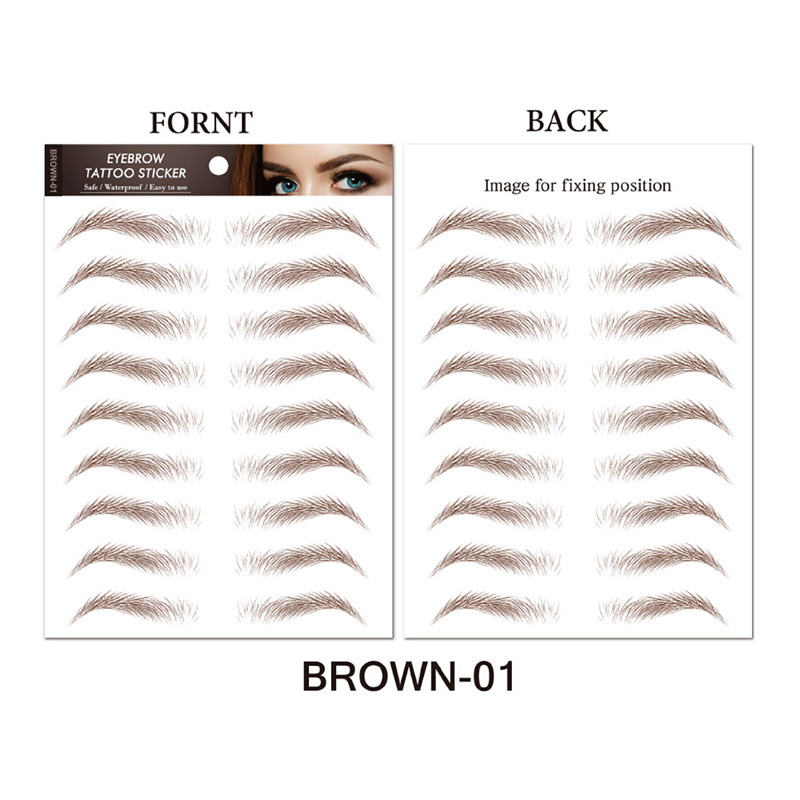 Waterproof 6D Eyebrow Tattoo S - Body Jewelry Eyebrow recension och pris