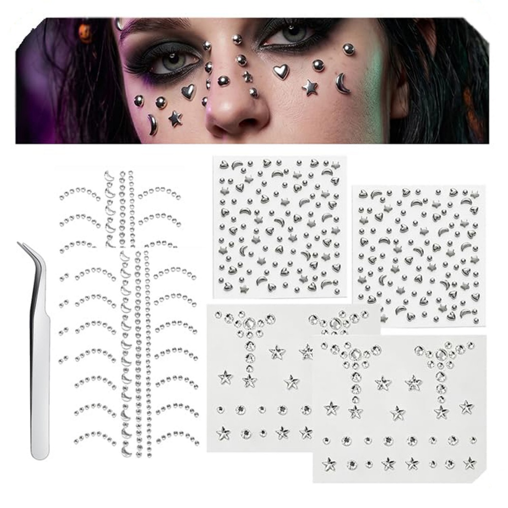Fake Piercings Balls Stick on  - Body Jewelry Nose Studs recension och pris