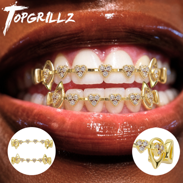 TOPGRILLZ  Hollow Heart Fang G - Body Jewelry Lot recension och pris