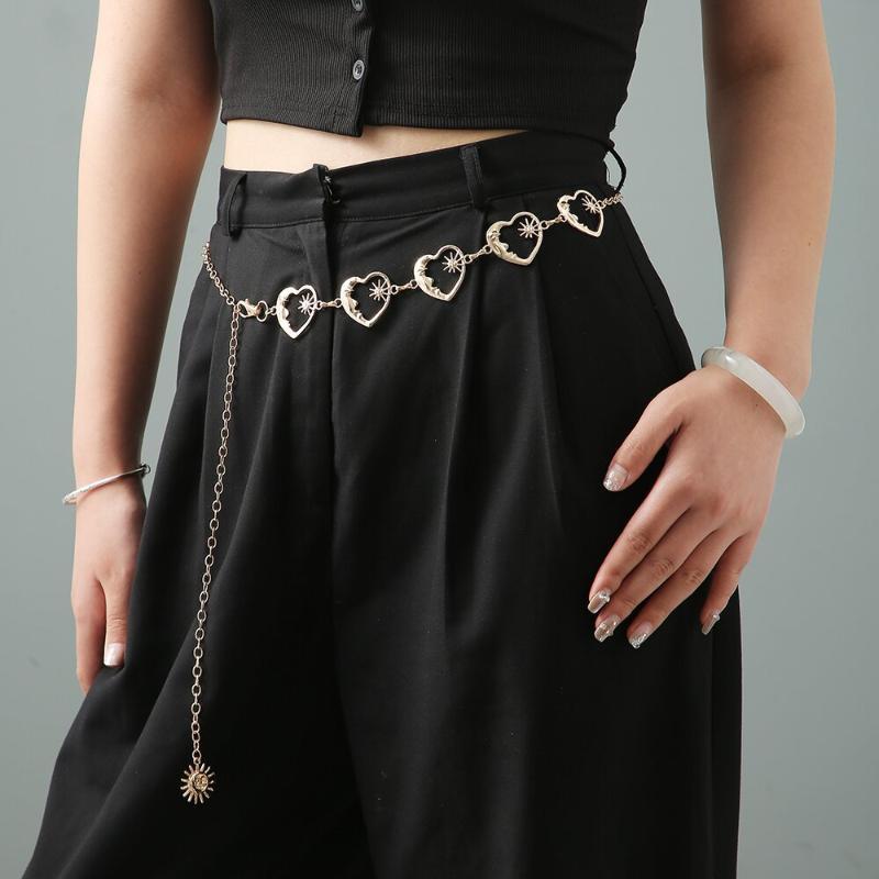Women Thin Metal Waist Chain M - Body Jewelry Dress recension och pris