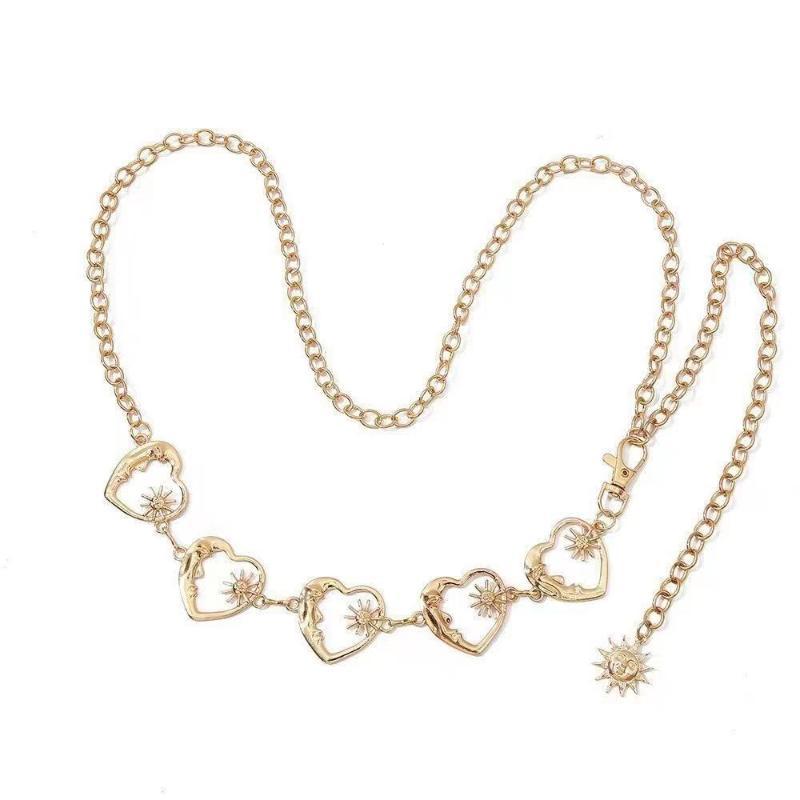 Women Thin Metal Waist Chain M - Body Jewelry Dress recension och pris