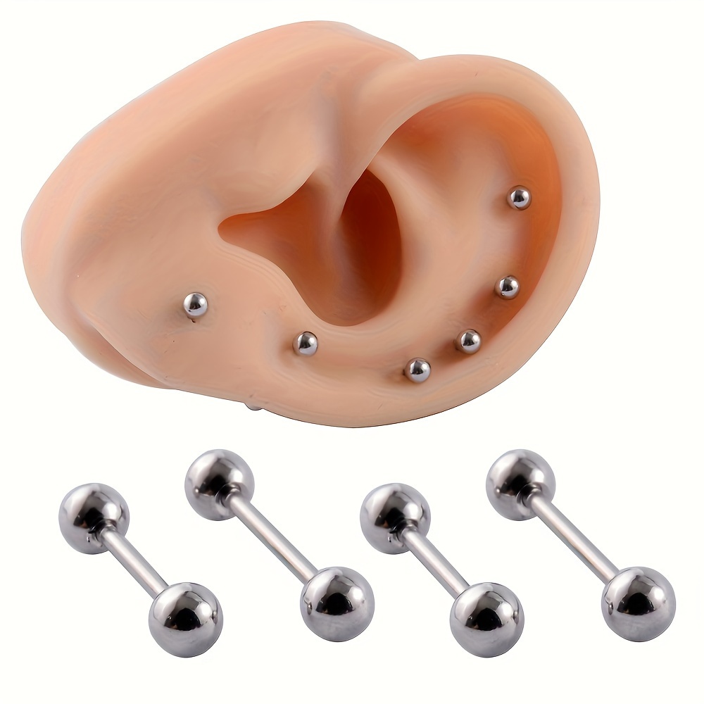 10pcs Minimalist Stainless Ste - Body Jewelry Barbell recension och pris