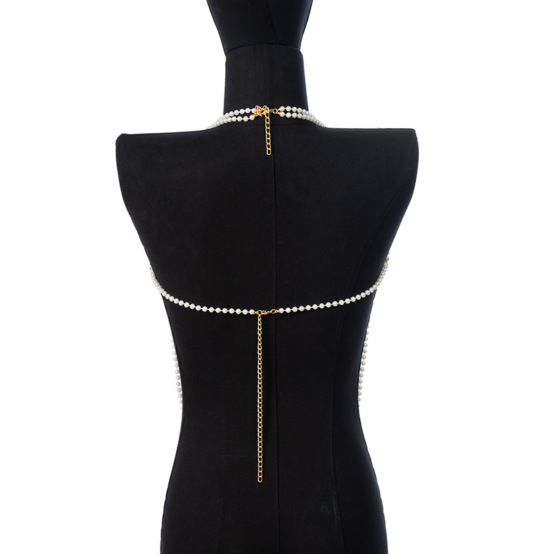 Pearl Dress Chain Fashion Simp - Body Jewelry Dress recension och pris