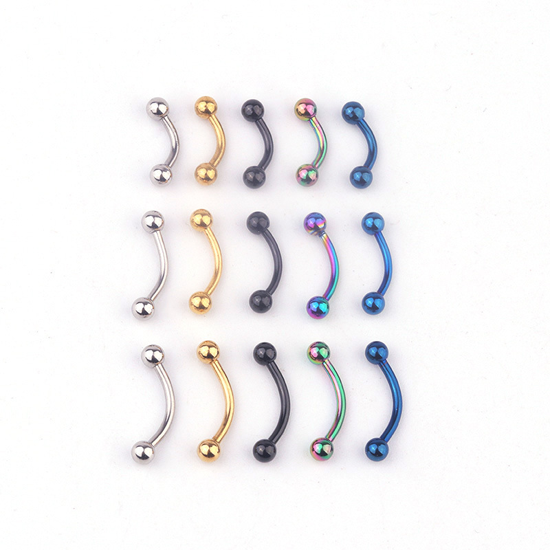 5pcs/lot 16G 316L Stainless St - Body Jewelry Barbell recension och pris