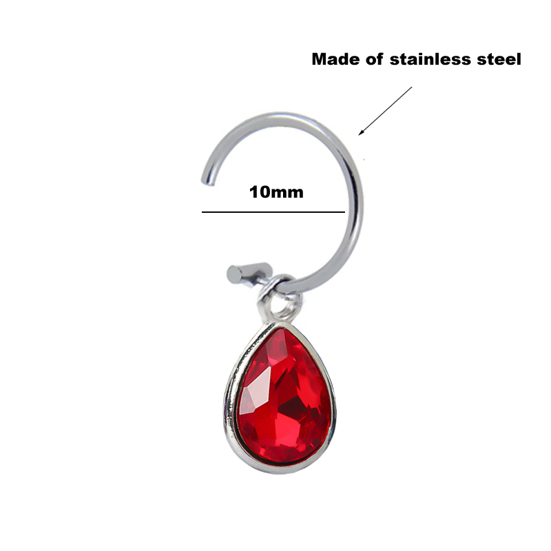 1Pc Fake Piercing Lip Clip Per - Body Jewelry Septum recension och pris
