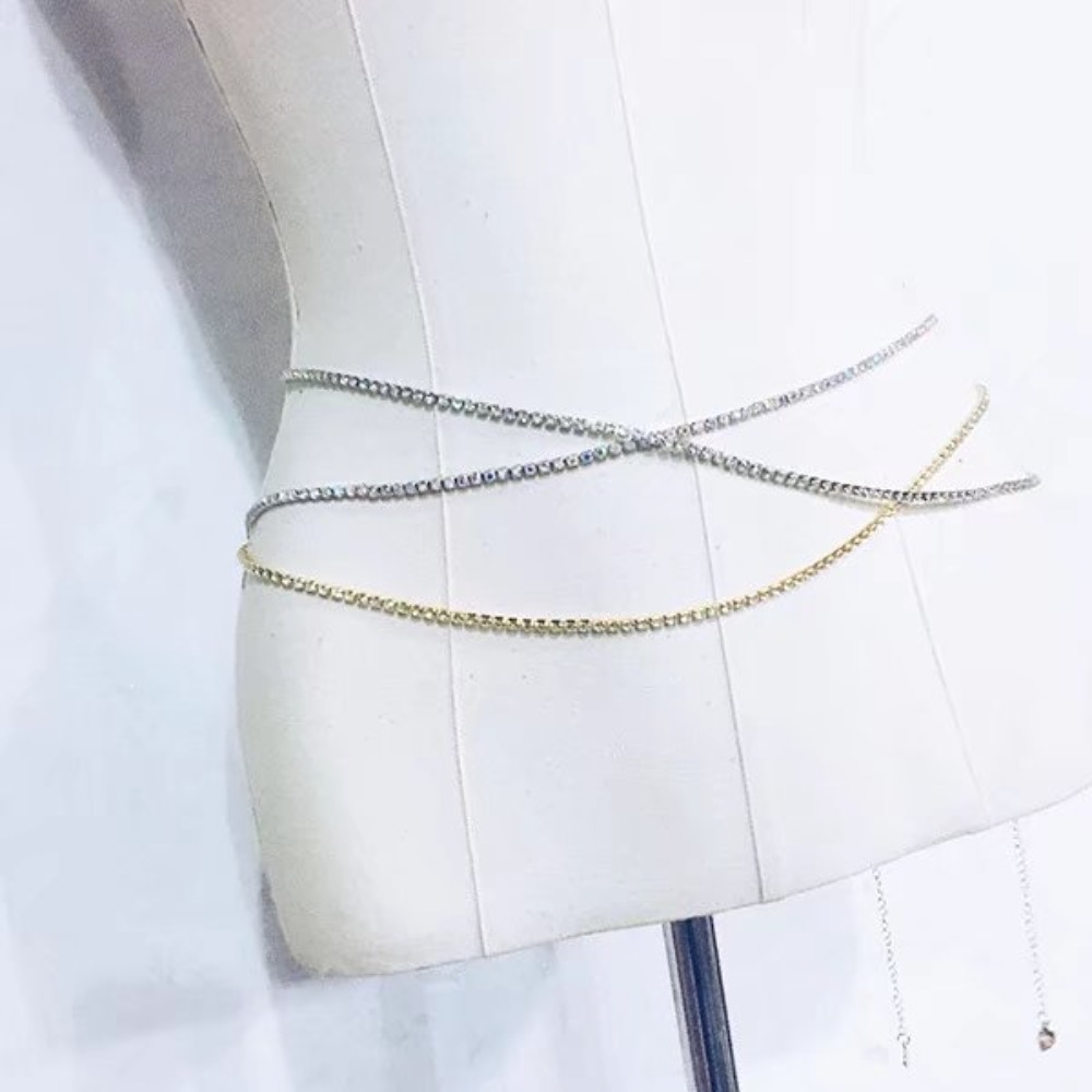 Sexy Fashion Shiny Water Drill - Body Jewelry Outfit recension och pris