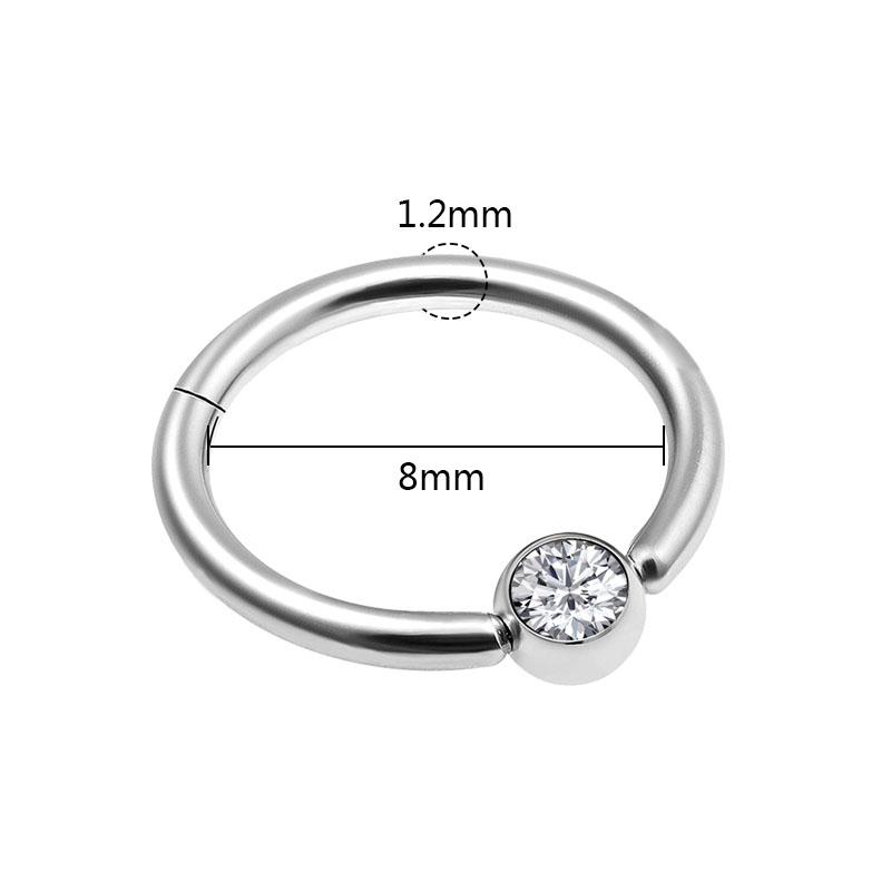 1PC Punk Styles Nose Ring Clic - Body Jewelry Septum recension och pris