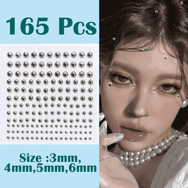 3D Face Eyes Party Makeup Tatt - Body Jewelry Eyebrow recension och pris