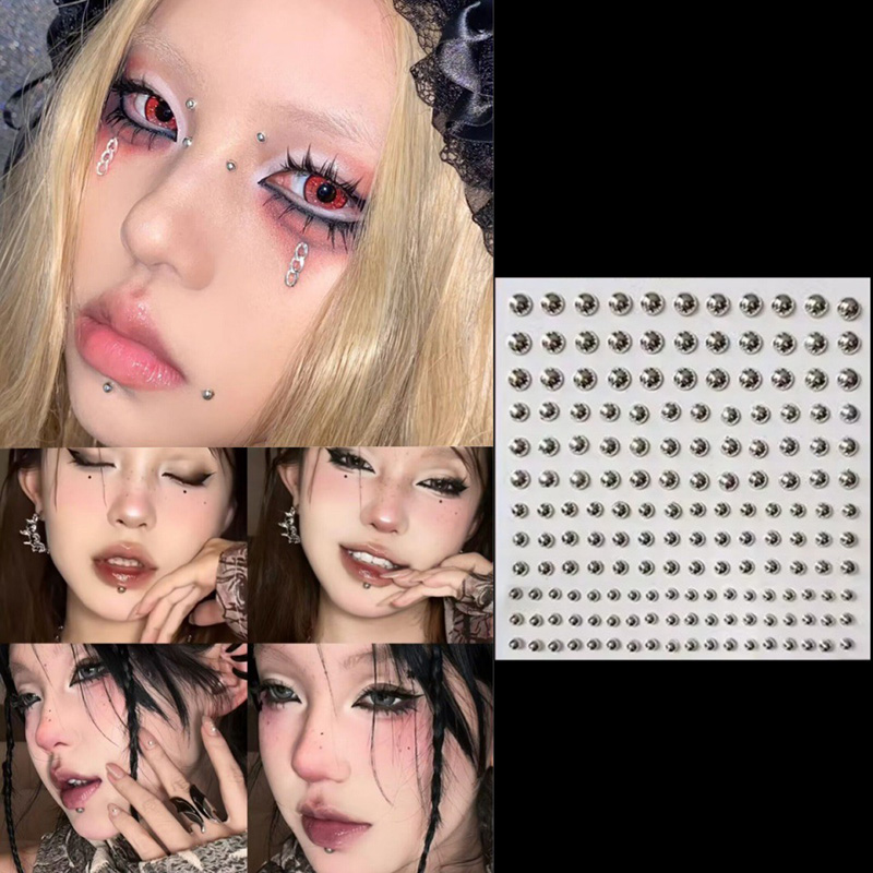 3D Face Eyes Party Makeup Tatt - Body Jewelry Eyebrow recension och pris