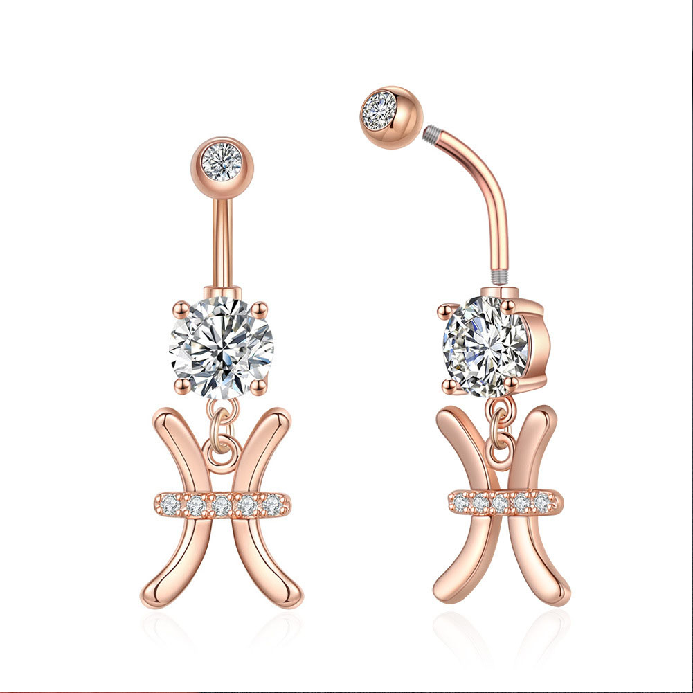12 Constellation Series Navel  - Body Jewelry Barbell recension och pris