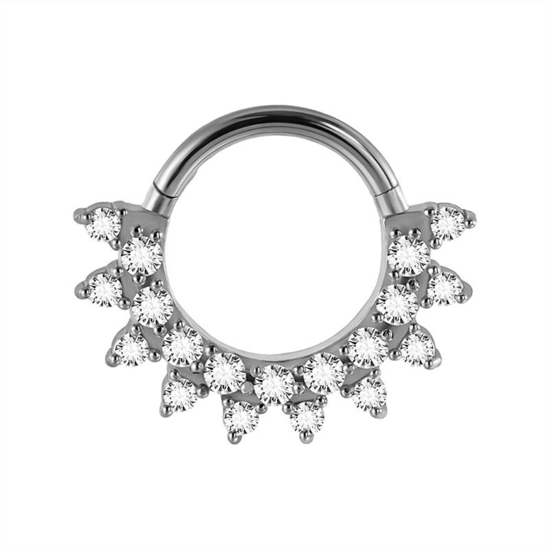 31BB Stylish Crystal Septum Ri - Body Jewelry Septum recension och pris