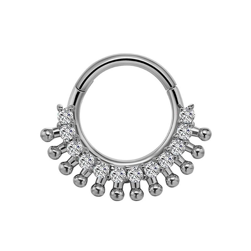 31BB Stylish Crystal Septum Ri - Body Jewelry Septum recension och pris