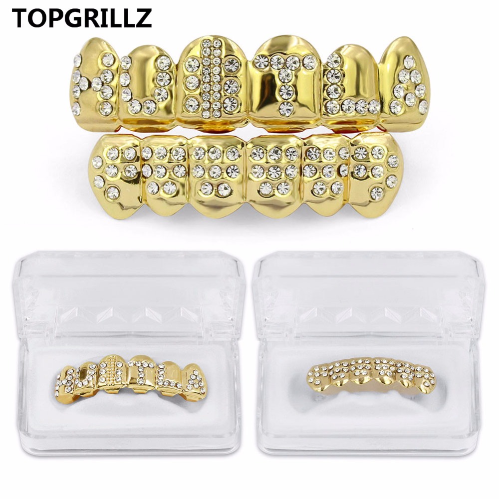 TOPGRILLZ Gold Color Plated Ic - Body Jewelry Lot recension och pris