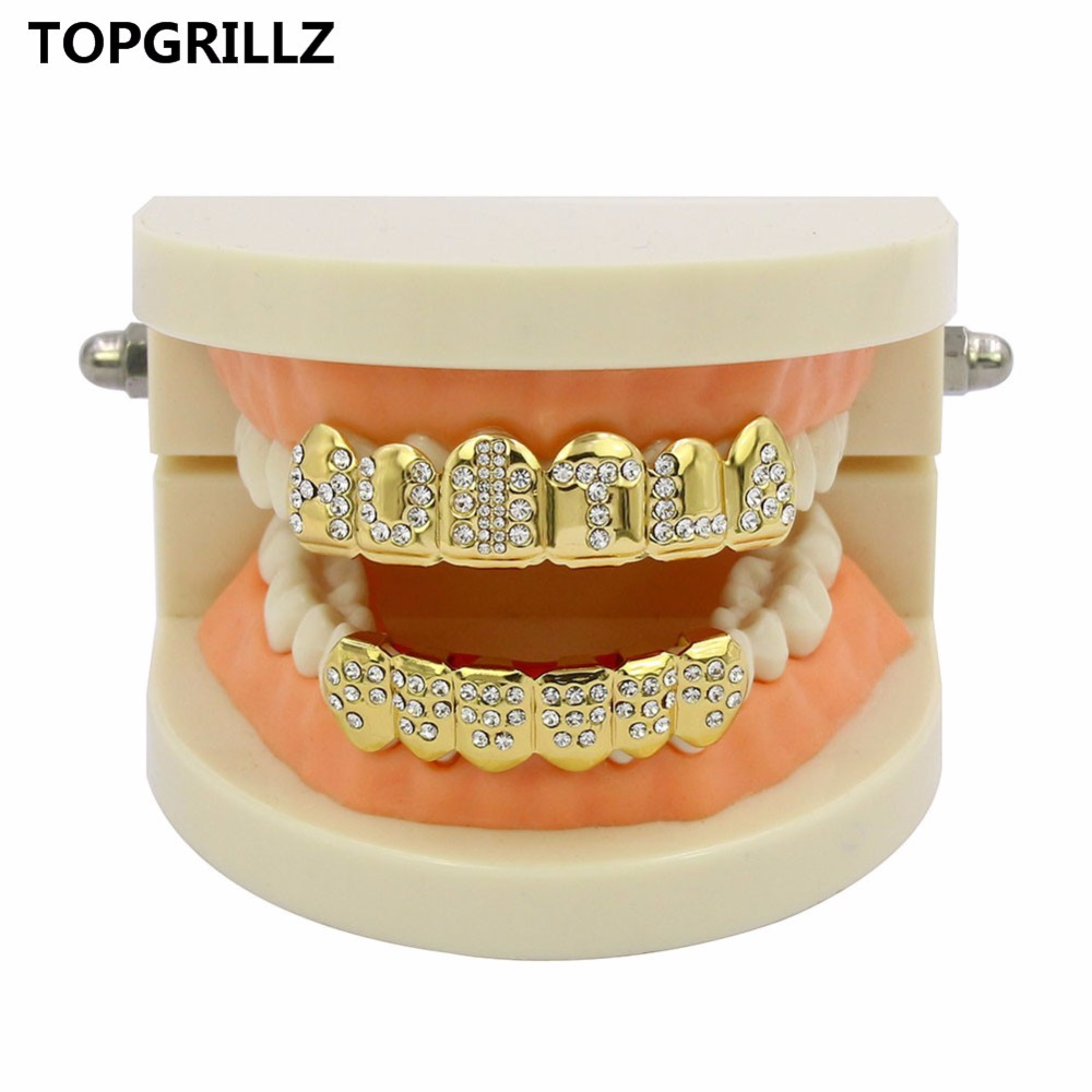 TOPGRILLZ Gold Color Plated Ic - Body Jewelry Lot recension och pris