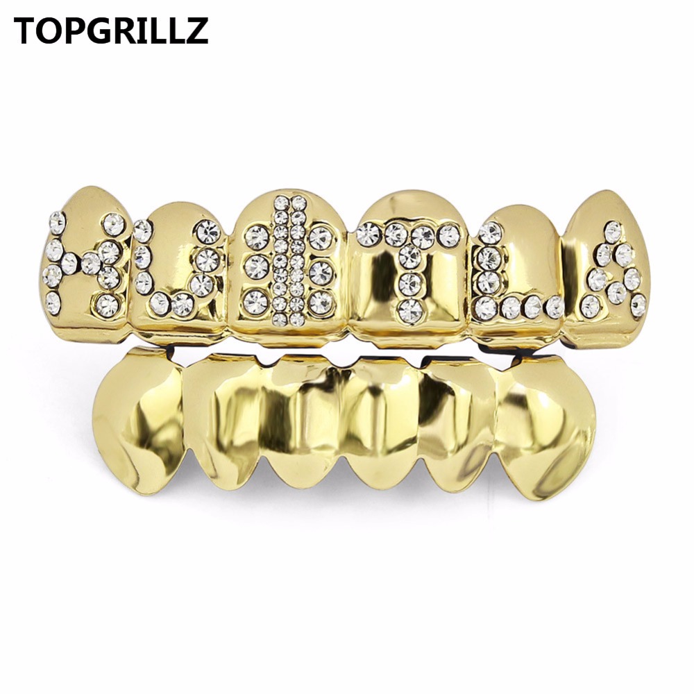 TOPGRILLZ Gold Color Plated Ic - Body Jewelry Lot recension och pris