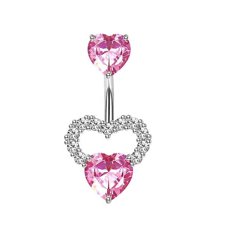 1PCS Pink Crown Belly Button R - Body Jewelry Barbell recension och pris