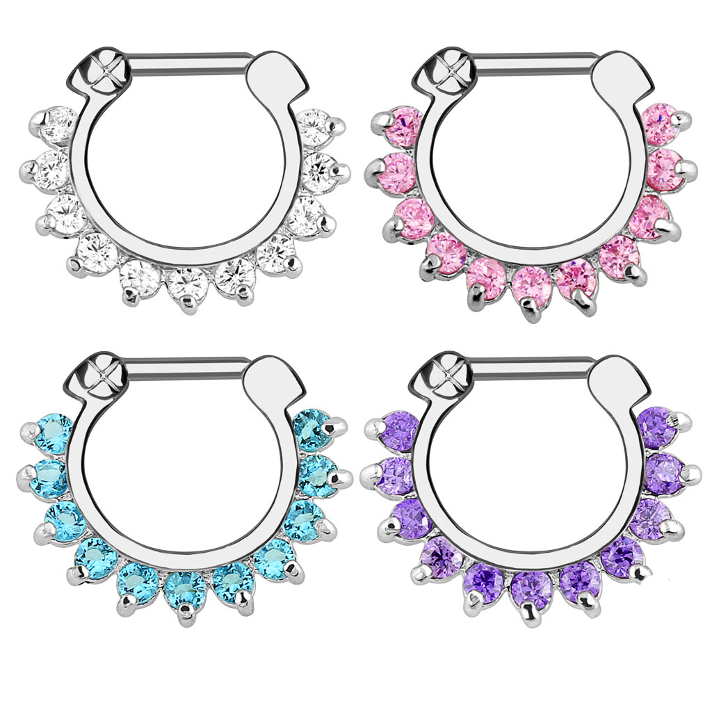 1pcs Hoop Clip On Nose Septum  - Body Jewelry Nose Studs recension och pris