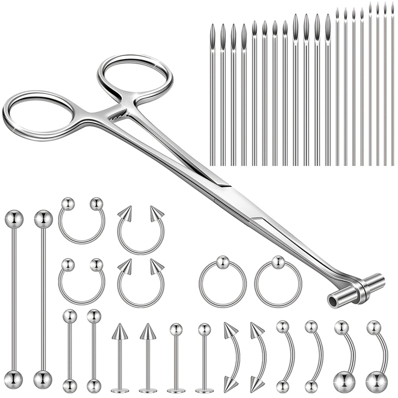 41pcs Body Piercing Tool Kit I - Body Jewelry Septum recension och pris