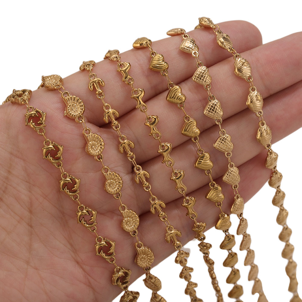 1M PVD Gold Stainless Steel He - Body Jewelry Outfit recension och pris