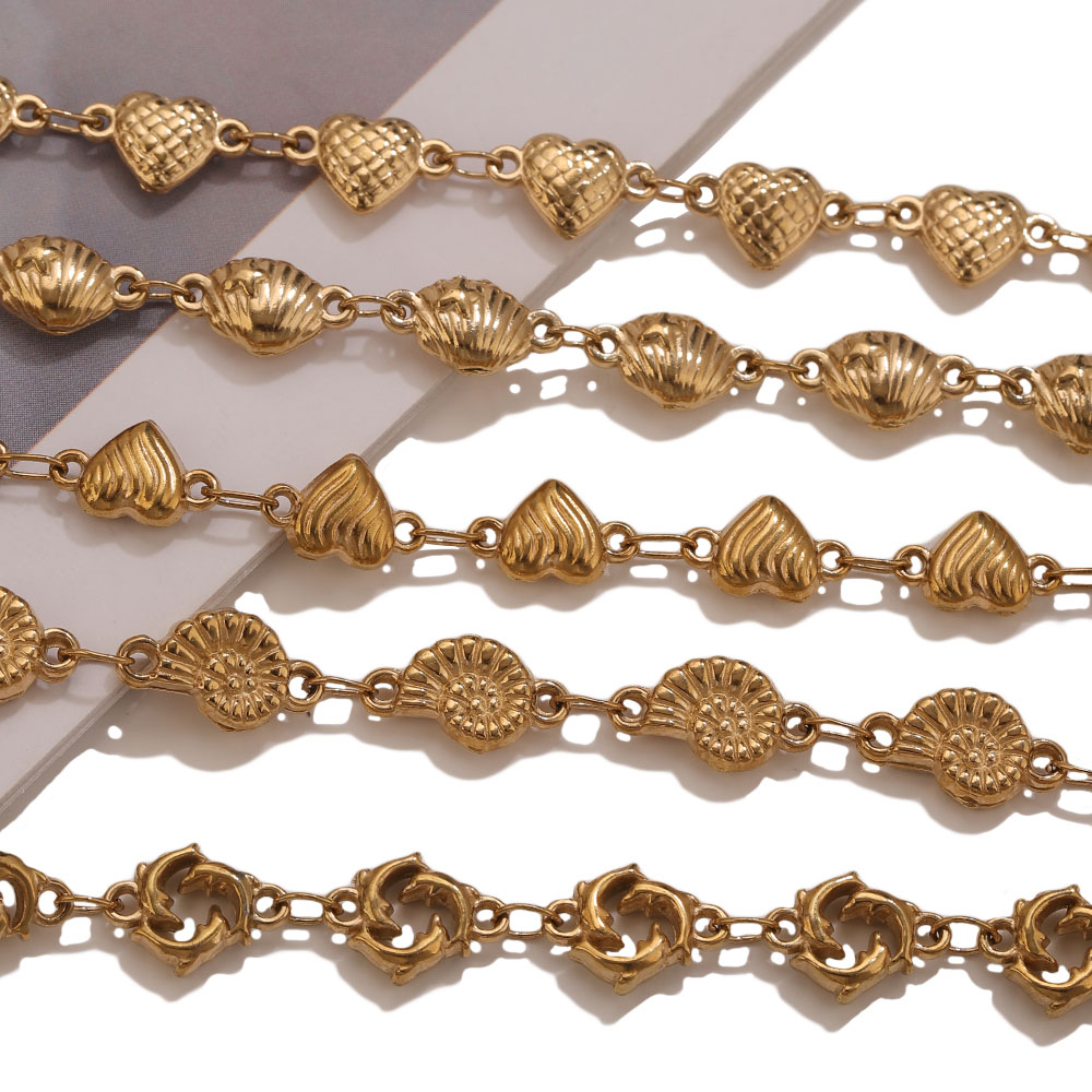 1M PVD Gold Stainless Steel He - Body Jewelry Outfit recension och pris