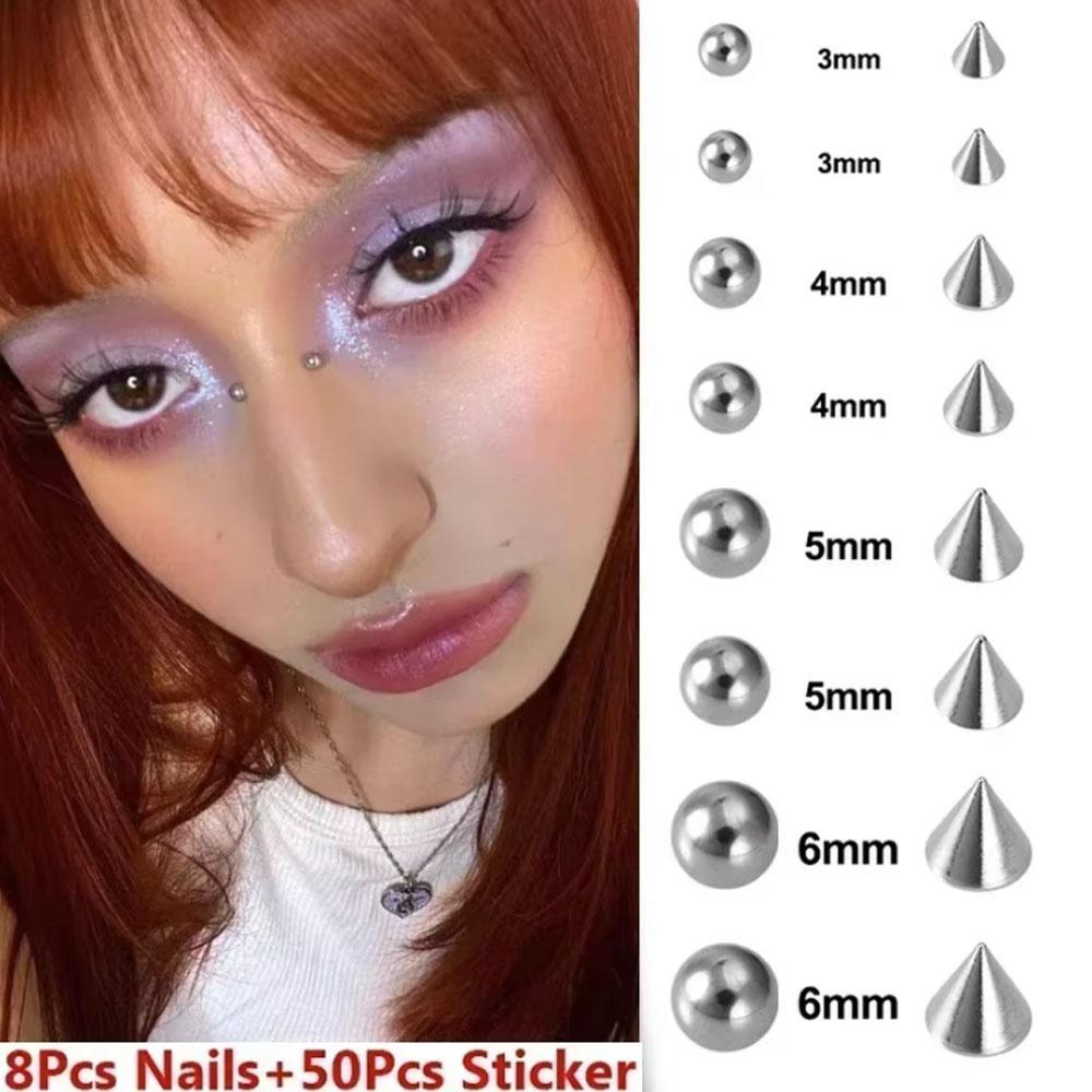 58-180pcs Set Non Piercing Lip - Body Jewelry Nose Ring recension och pris