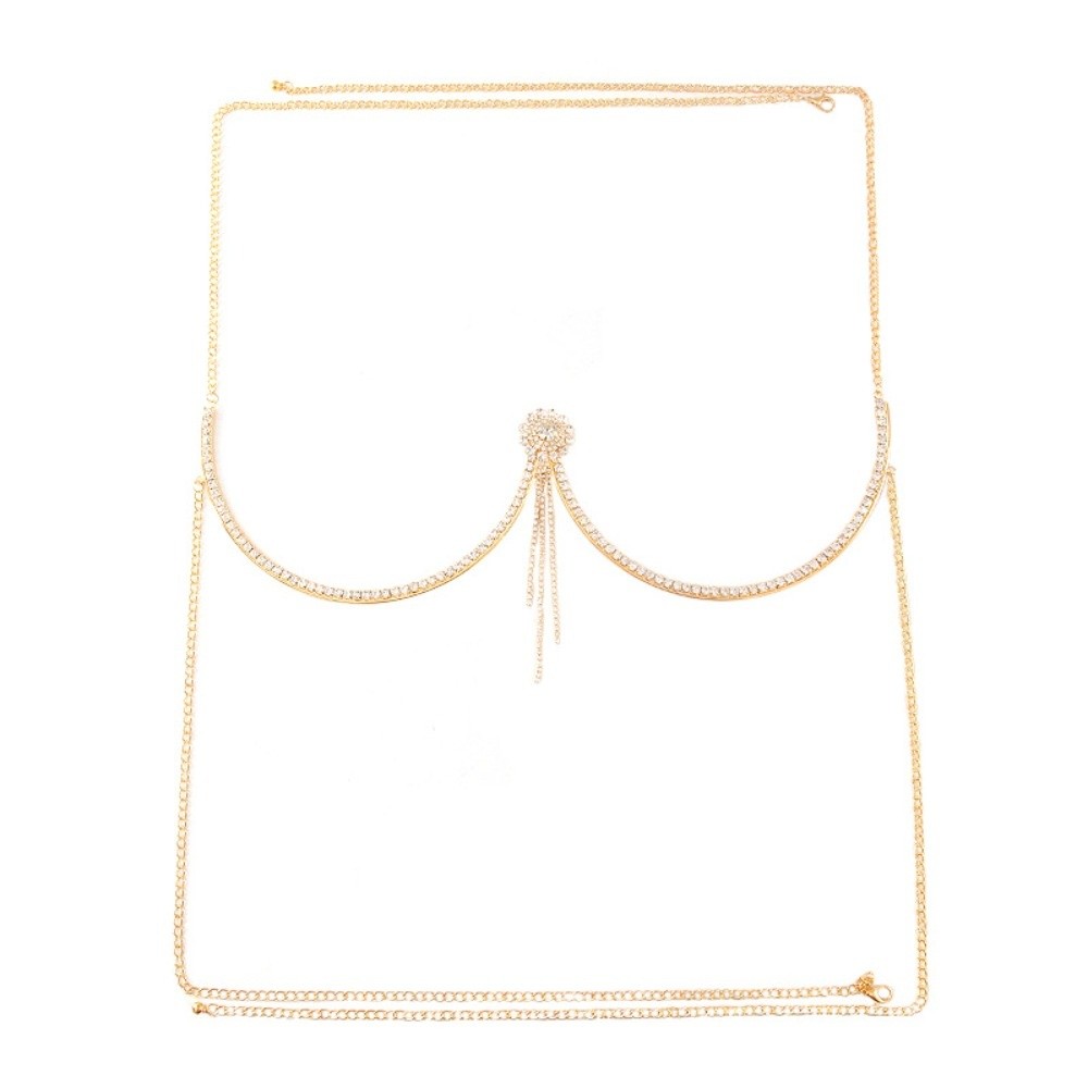 Luxury Heart Chest Support Bod - Body Jewelry Dress recension och pris