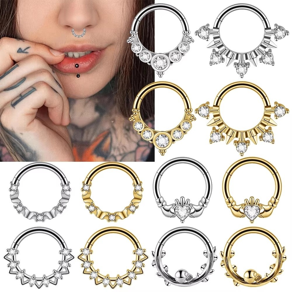 1PC Stainless Steel Septum Cli - Body Jewelry Septum recension och pris
