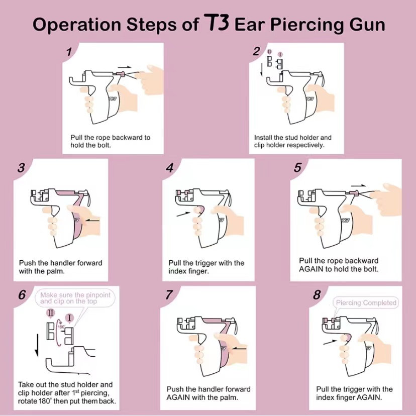 T3 Ear Piercing Gun Kit Asepti - Body Jewelry In Store recension och pris