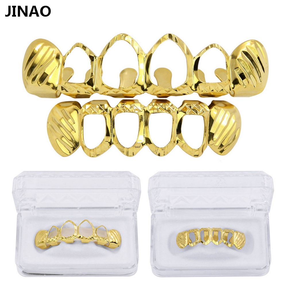 JINAO New Fit D-Cut Grillz Set - Body Jewelry Lot recension och pris