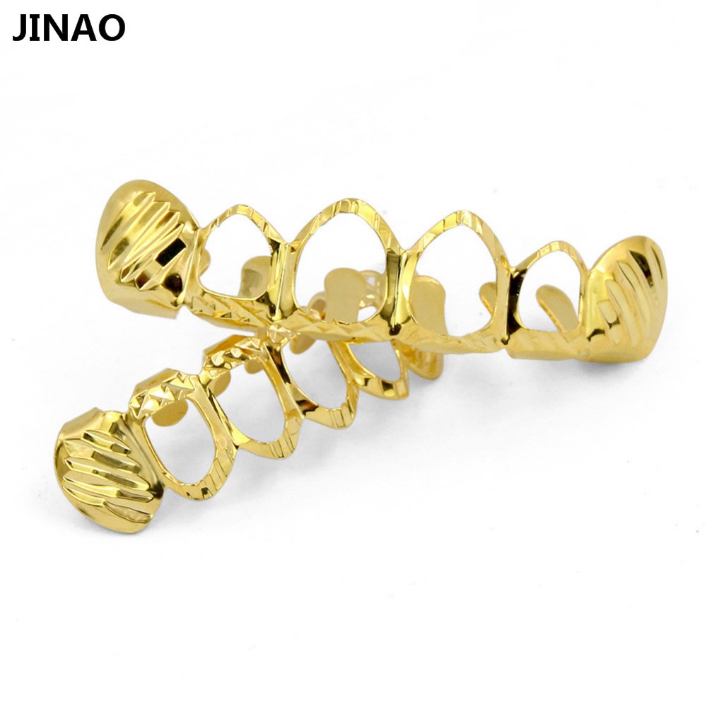 JINAO New Fit D-Cut Grillz Set - Body Jewelry Lot recension och pris