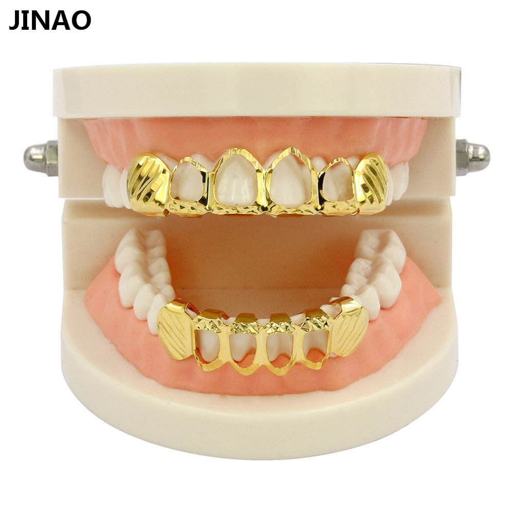 JINAO New Fit D-Cut Grillz Set - Body Jewelry Lot recension och pris