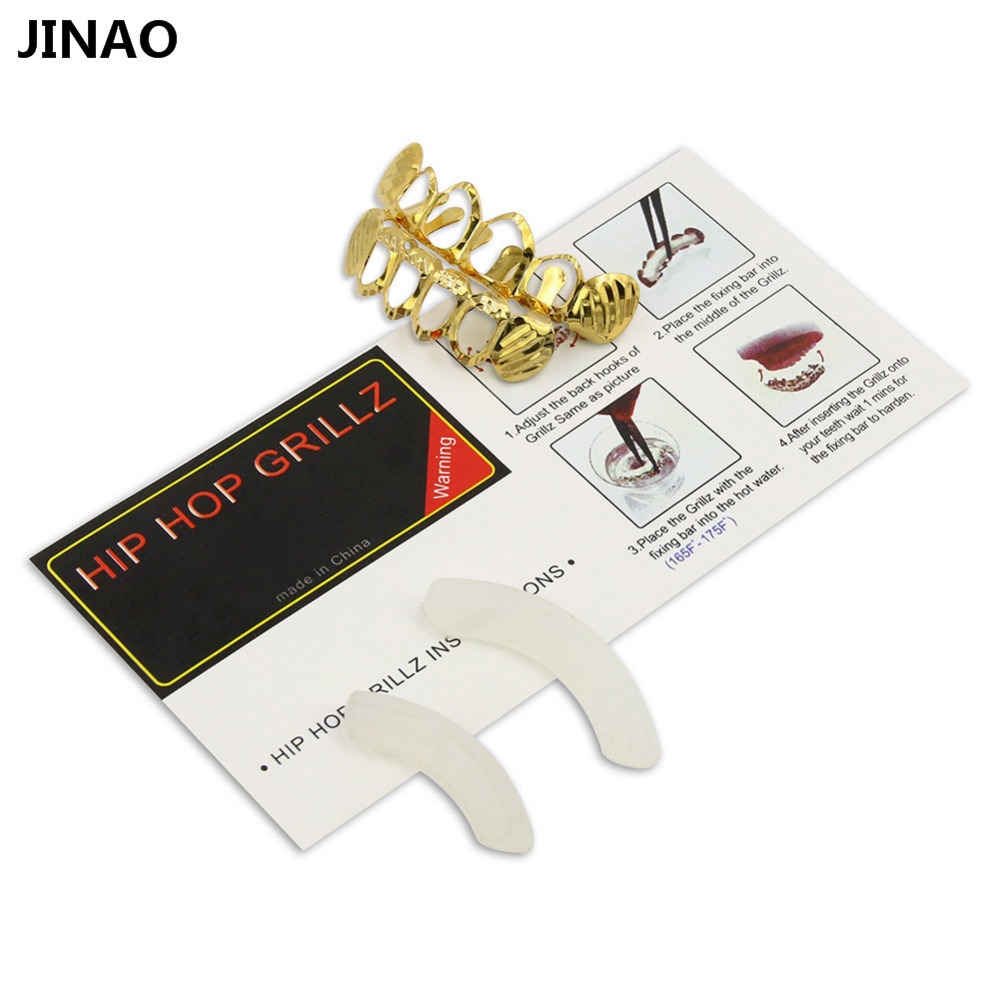 JINAO New Fit D-Cut Grillz Set - Body Jewelry Lot recension och pris