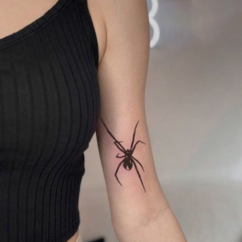 1 Sheet Spider Waterproof Temp - Body Jewelry Eyebrow recension och pris