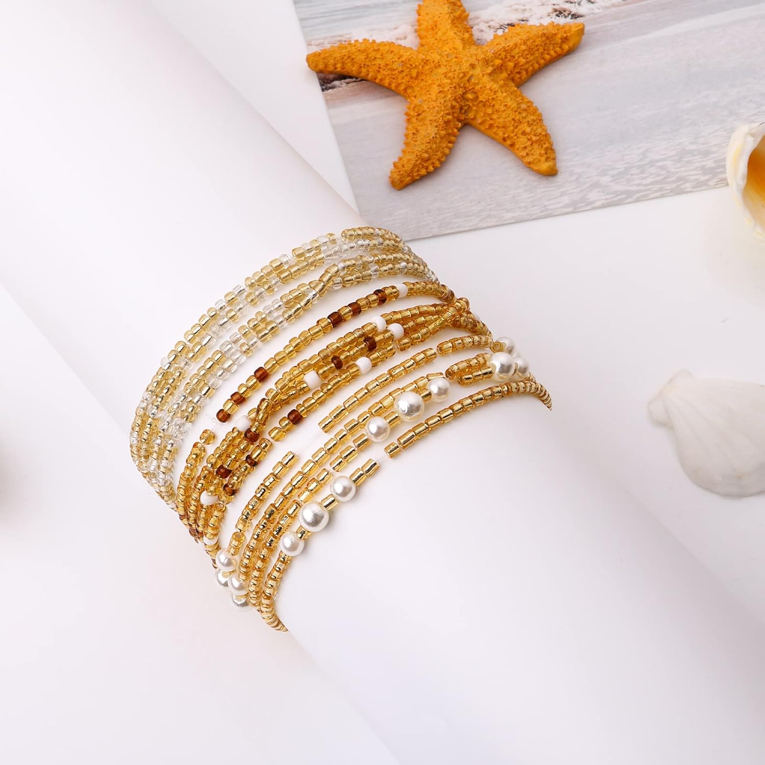 Waist Beads for Women Belly Be - Body Jewelry Types recension och pris