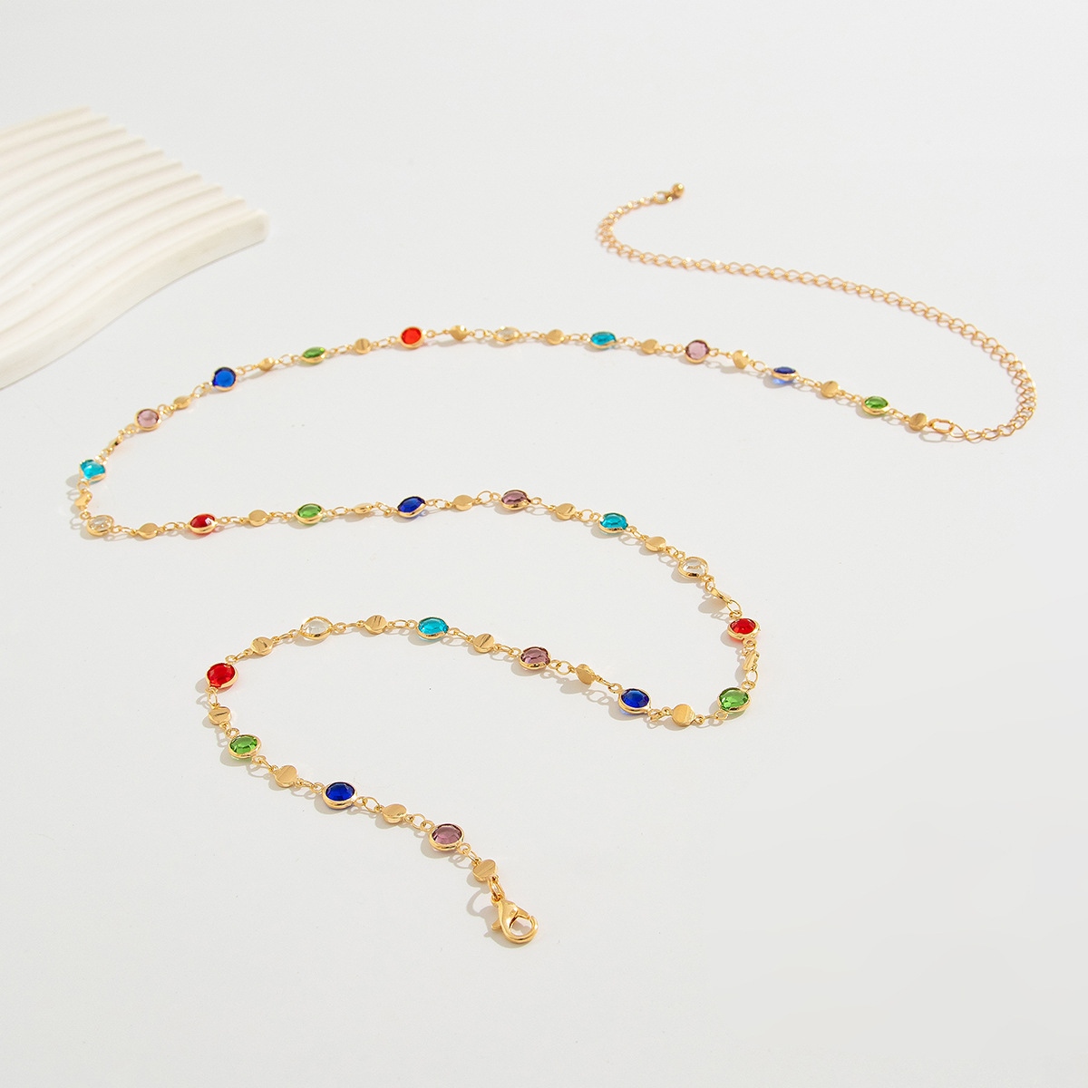 Simple Colorful Geometric Crys - Body Jewelry Types recension och pris