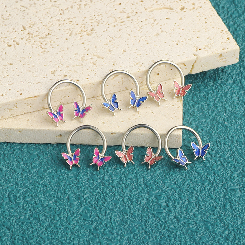 16G Septum Ring Daith Piercing - Body Jewelry Nose Studs recension och pris