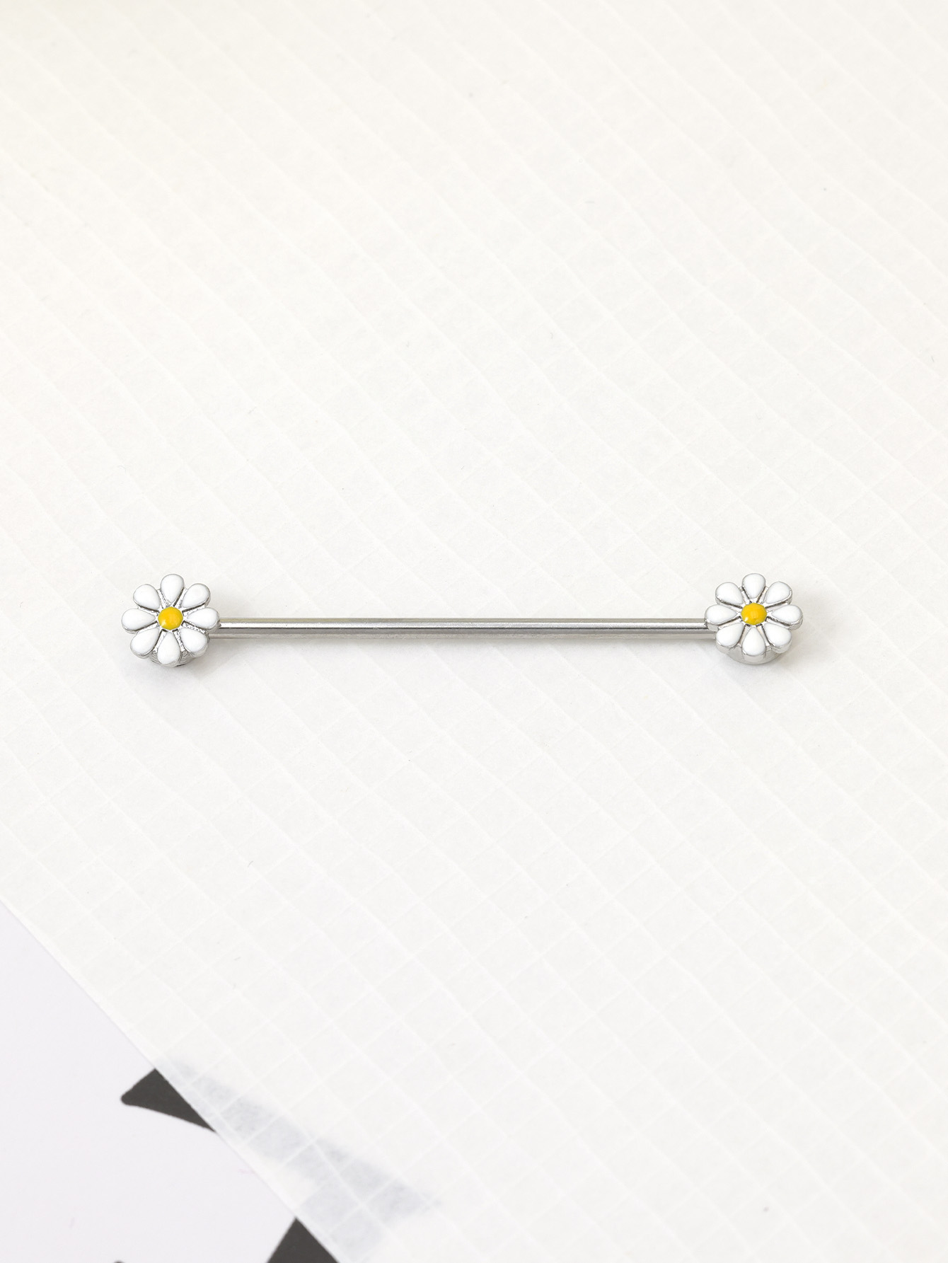 16G Arrows Hearts Industrial B - Body Jewelry Barbell recension och pris