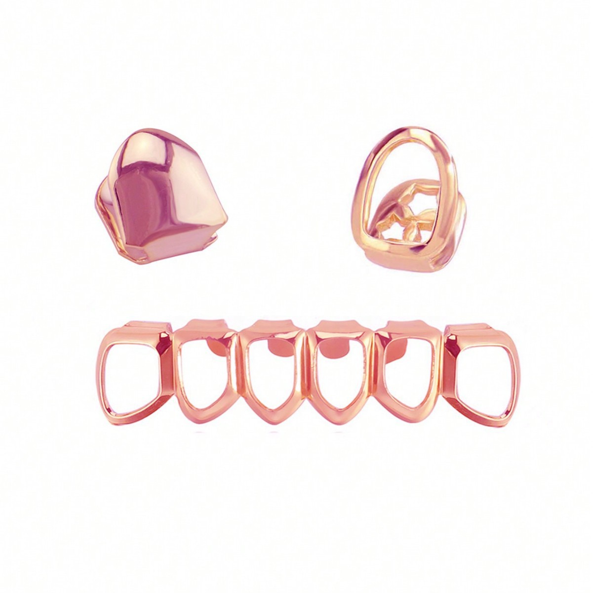 Hot Sale Six-Hollowed-Out Flat - Body Jewelry Lot recension och pris