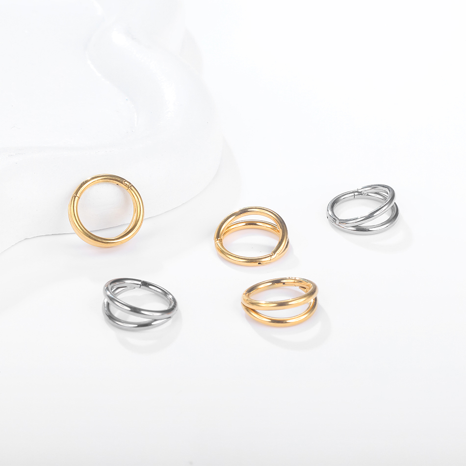 1pc Titanium Cartilage Hoop Ea - Body Jewelry Septum recension och pris