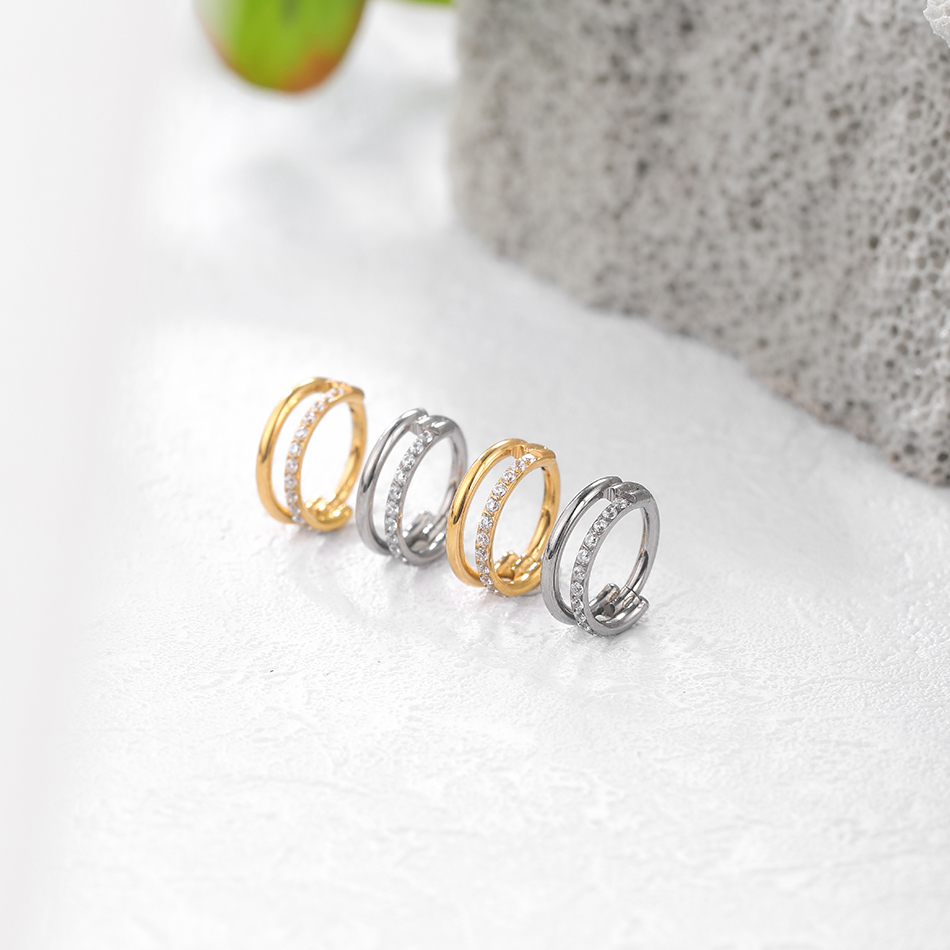 1pc Titanium Cartilage Hoop Ea - Body Jewelry Septum recension och pris