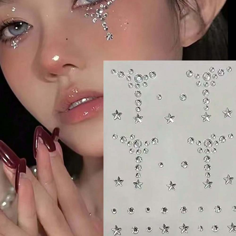 Face & Body Gemstone Stickers  - Body Jewelry Eyebrow recension och pris